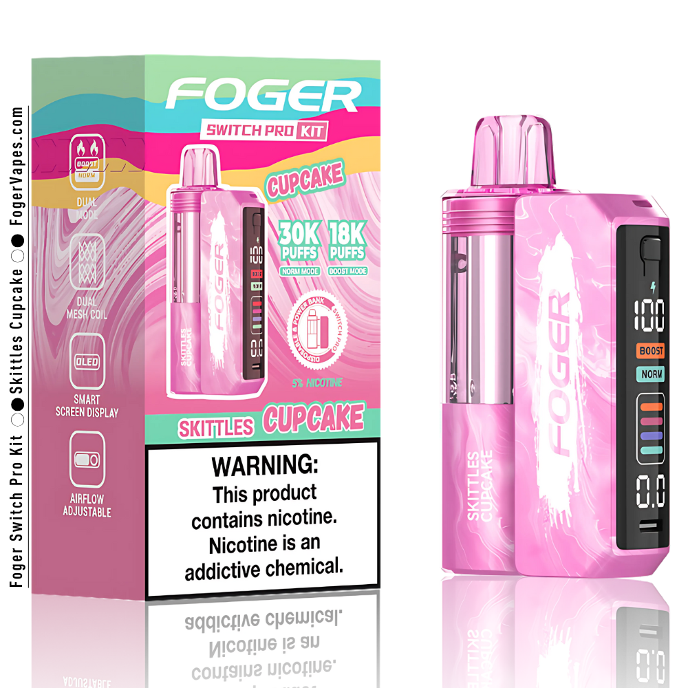 Foger Skittles Cupcake